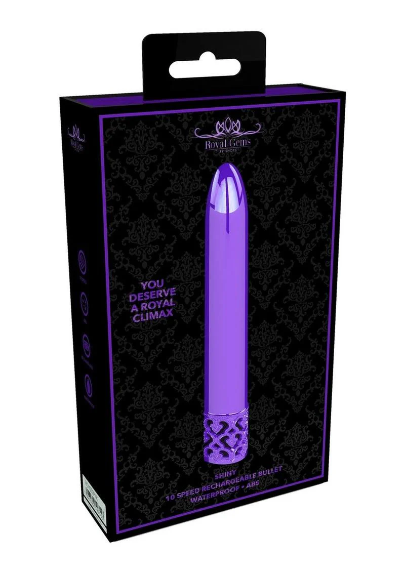 Royal Gem Shiny Rechargeable Bullet Vibrator - Image 2