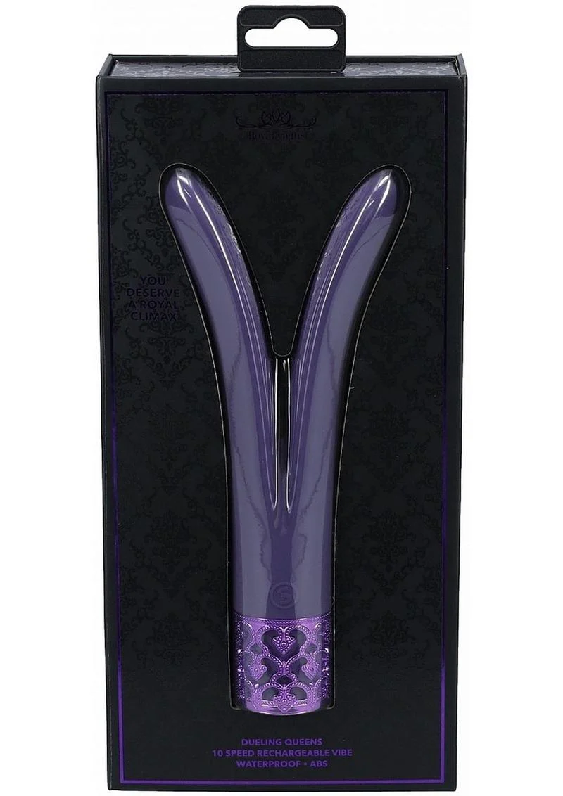 Royal Gems Dueling Queens Silicone Vibrator - Image 3