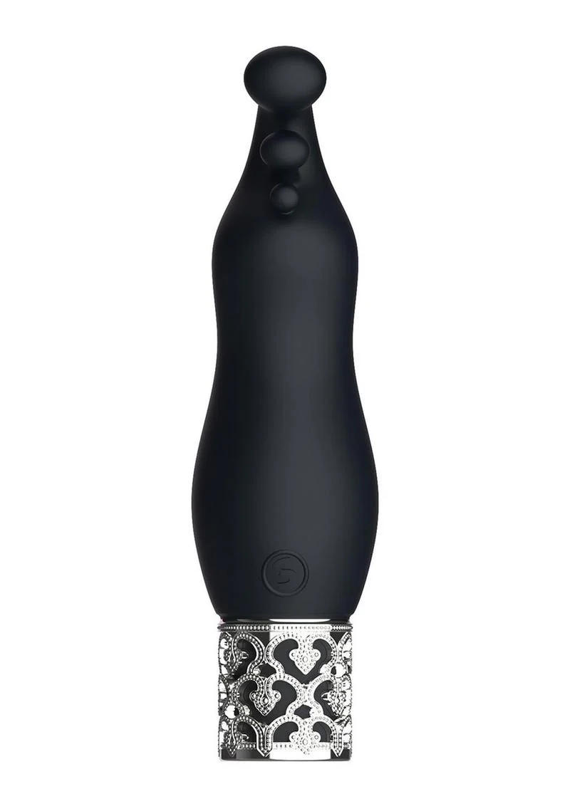 Royal Gems Exquisite Silicone Rechargeable Bullet 10-Speed Vibrator - Image 4