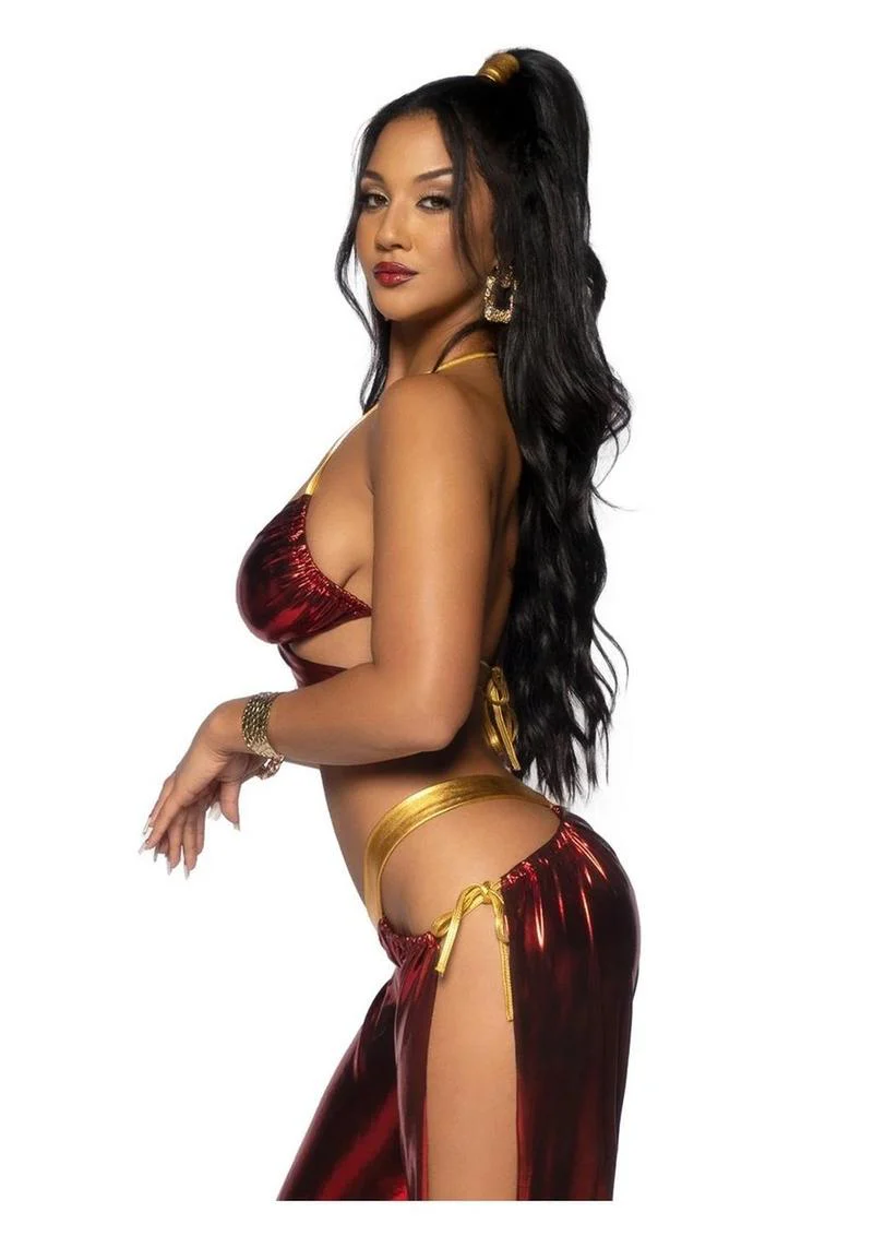 Ruby Desert Princess Lame Bikini Top - Image 2