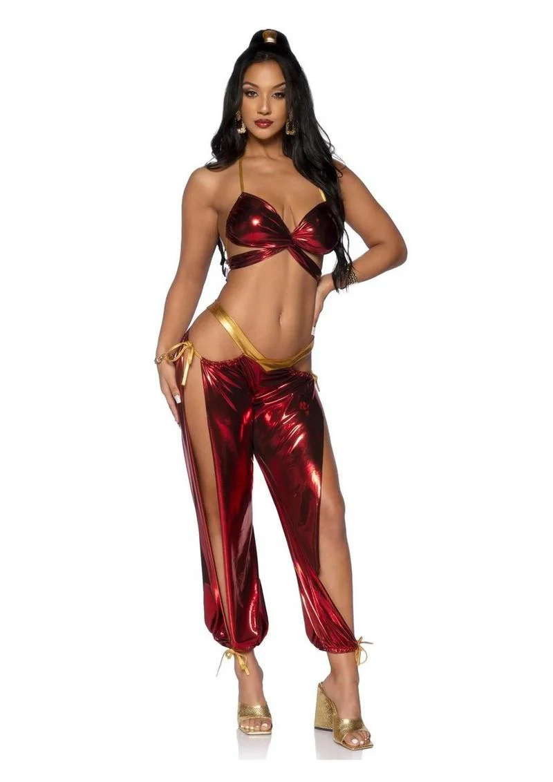 Ruby Desert Princess Lame Bikini Top - Image 4