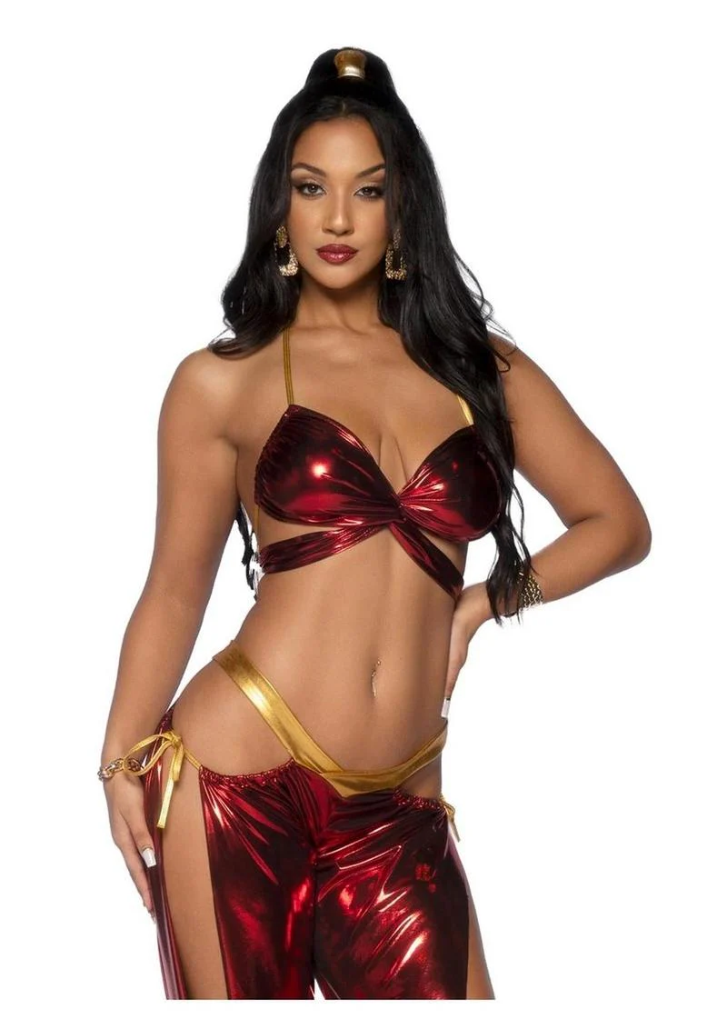 Ruby Desert Princess Lame Bikini Top - Image 5