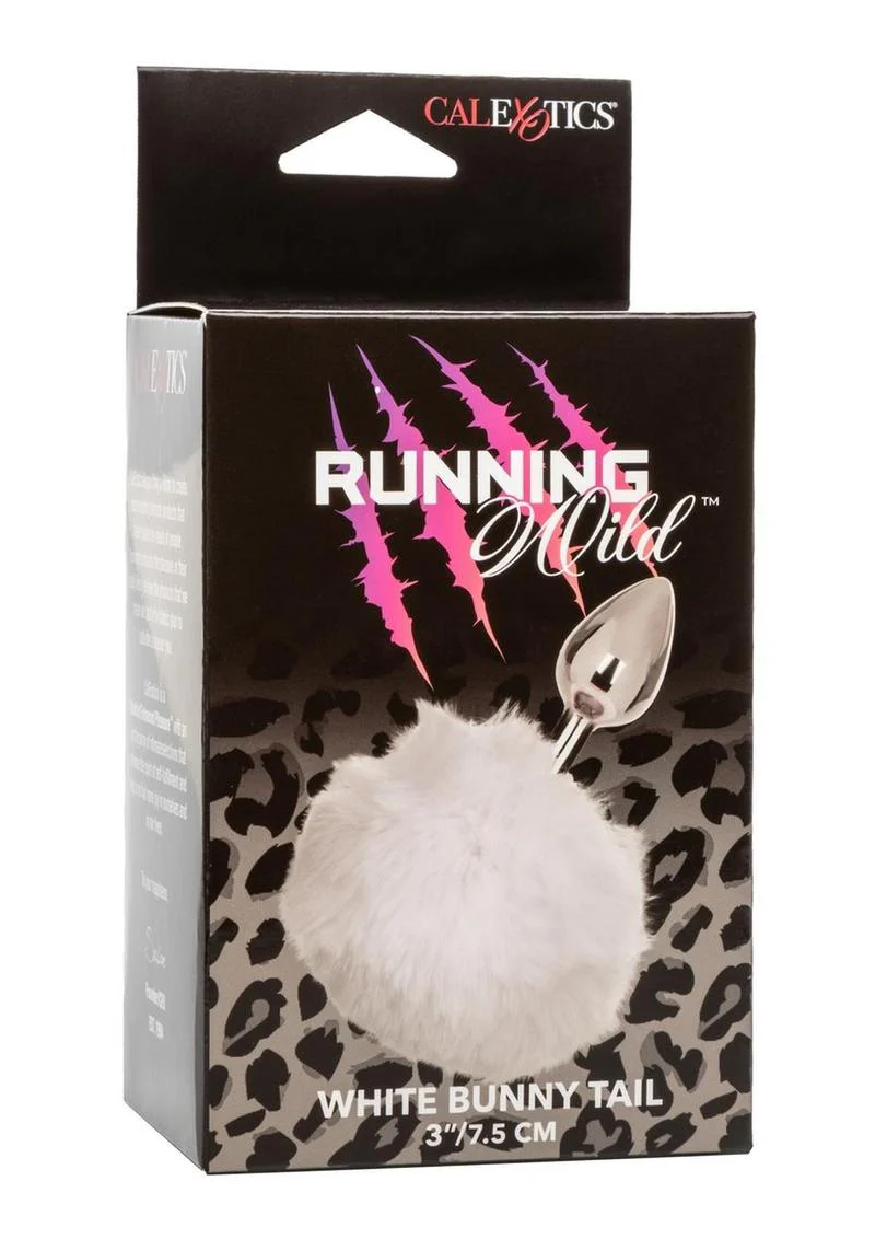 Running Wild Faux Fur Bunny Tail and Metallic Anal Plug - Image 8