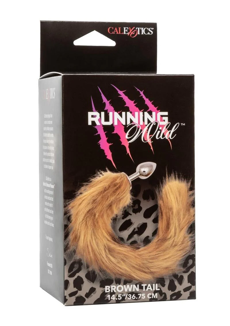 Running Wild Faux Fur Tail and Metallic Anal Plug - Image 8
