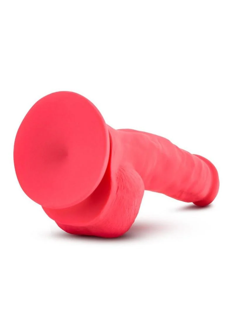 Ruse Shimmy Silicone Dildo with Balls 8.75 Inch Suction Base - Image 2