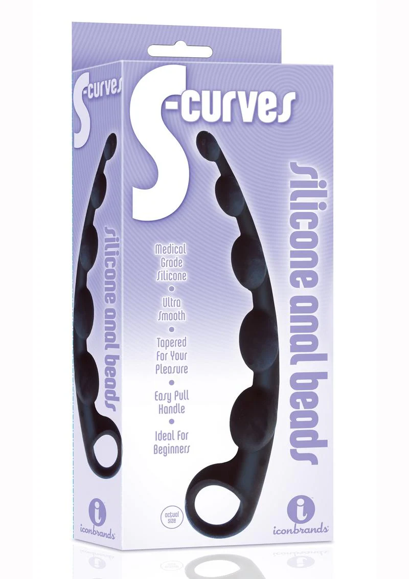 S-Curves Silicone Anal Beads - Image 2