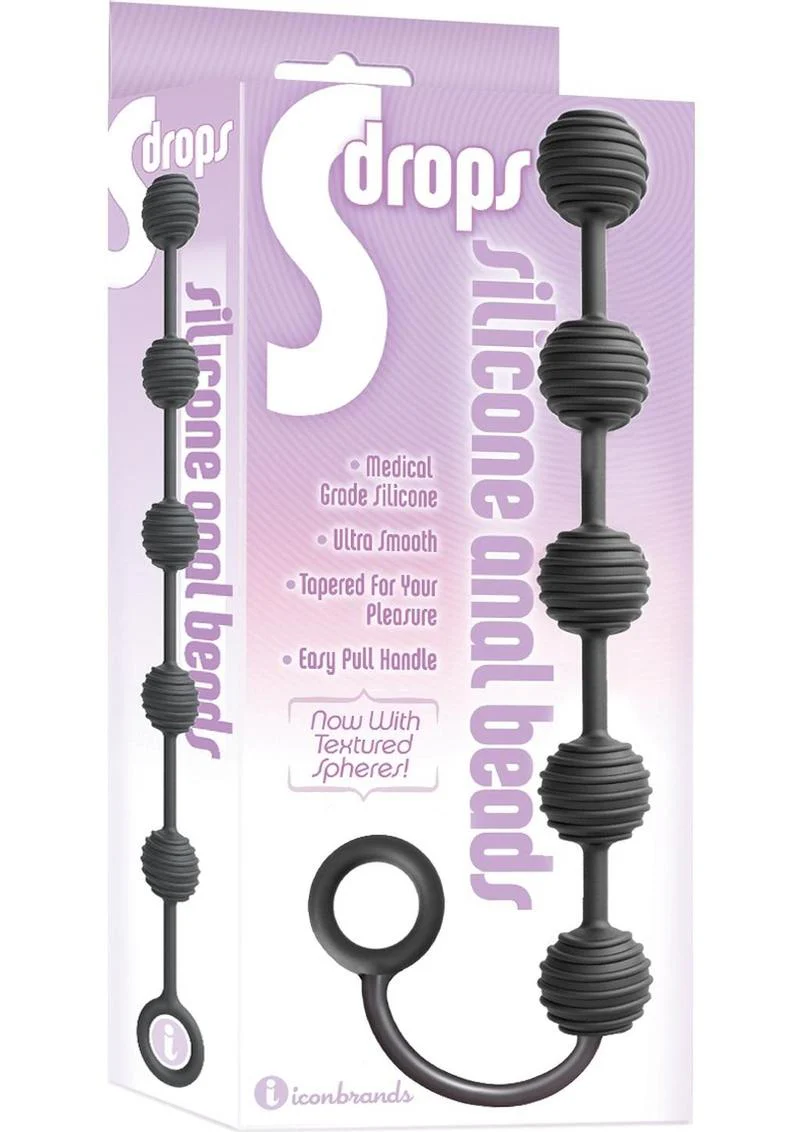 S-Drops Silicone Anal Beads - Image 2