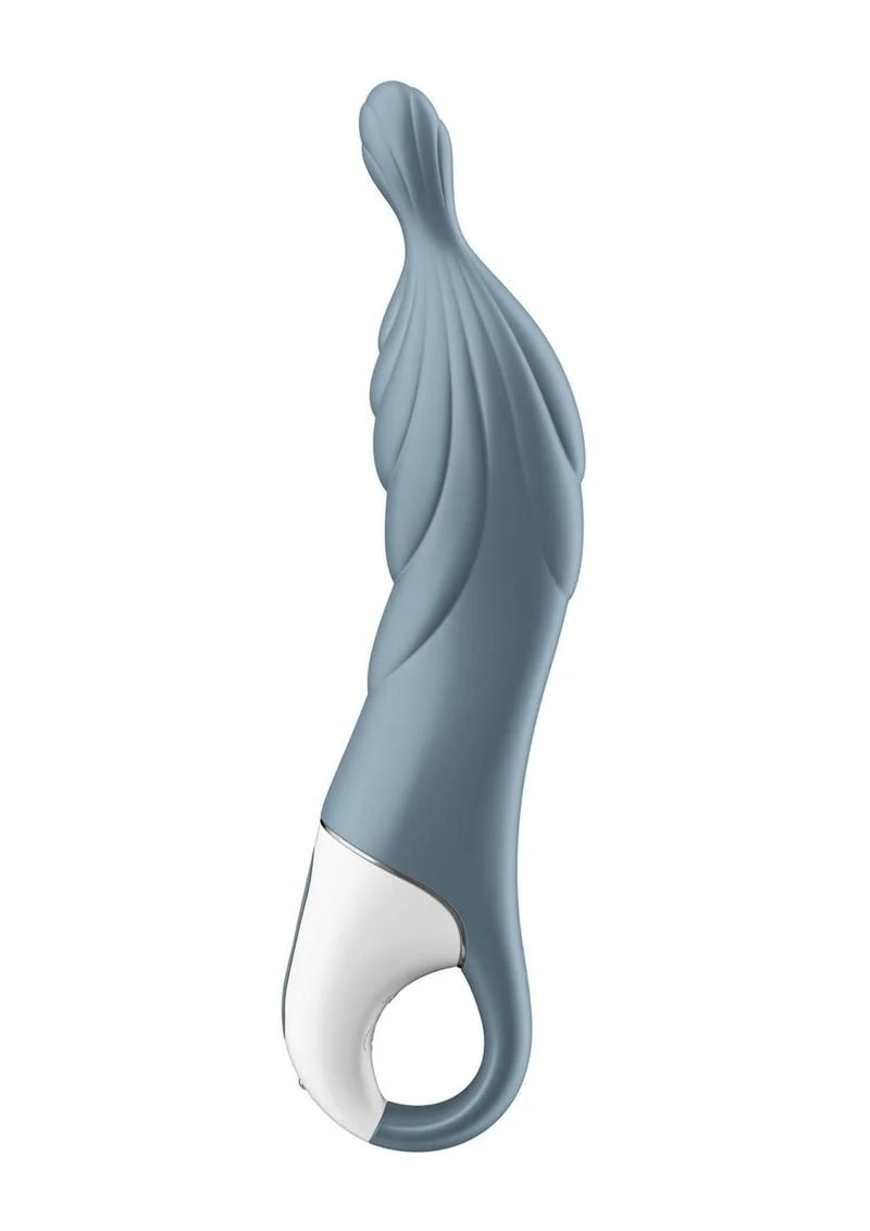 Satisfyer A-Mazing 2 Rechargeable Grey Silicone A-Spot Vibrator - Image 2