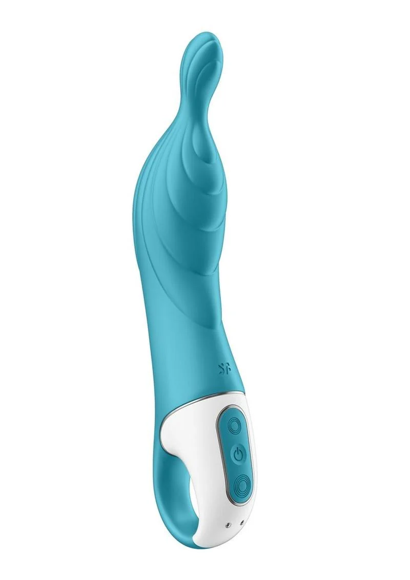 Satisfyer A-Mazing 2 Rechargeable Grey Silicone A-Spot Vibrator - Image 5