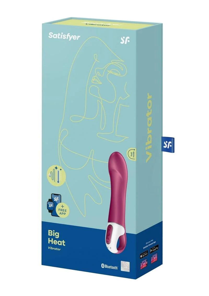Satisfyer Big Heat App-Controlled Warming G-Spot Vibrator - Image 4