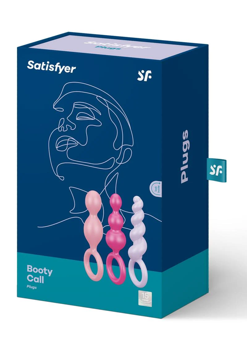 Satisfyer Booty Call Silicone Textured Anal Plugs - Image 4