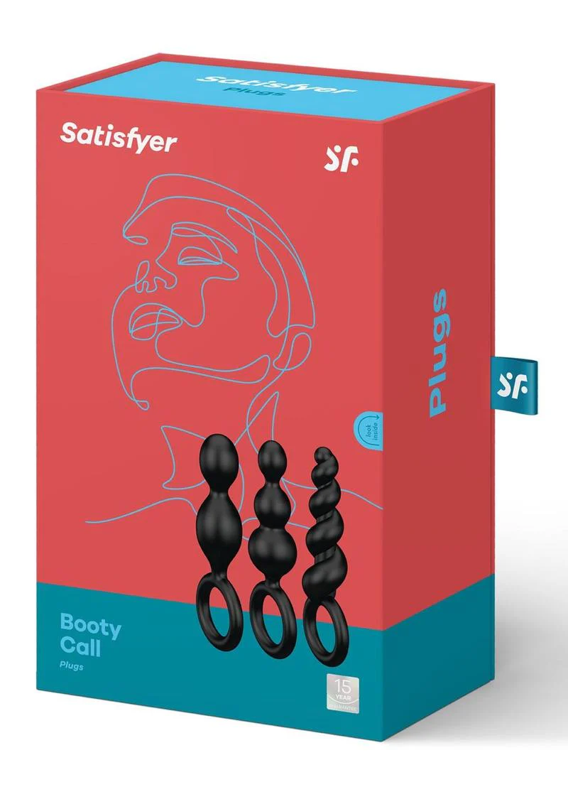 Satisfyer Booty Call Silicone Textured Anal Plugs - Set of 3 - Image 4