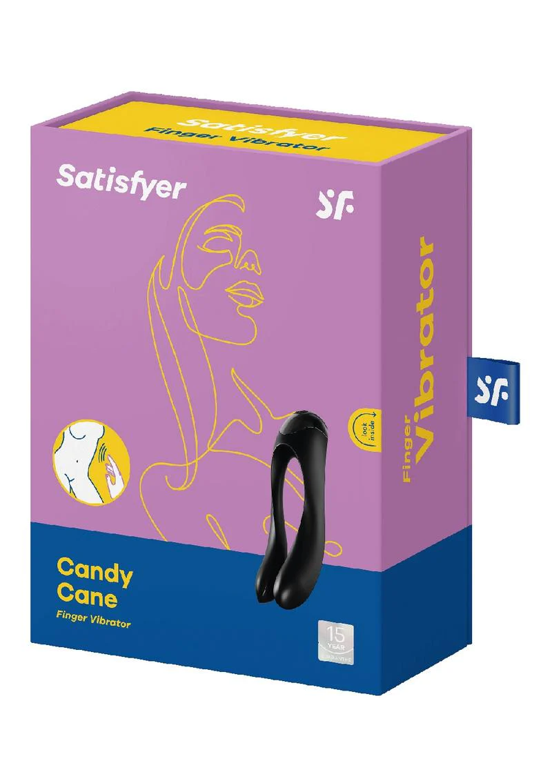Satisfyer Candy Cane Rechargeable Silicone Finger Vibrator - Image 4