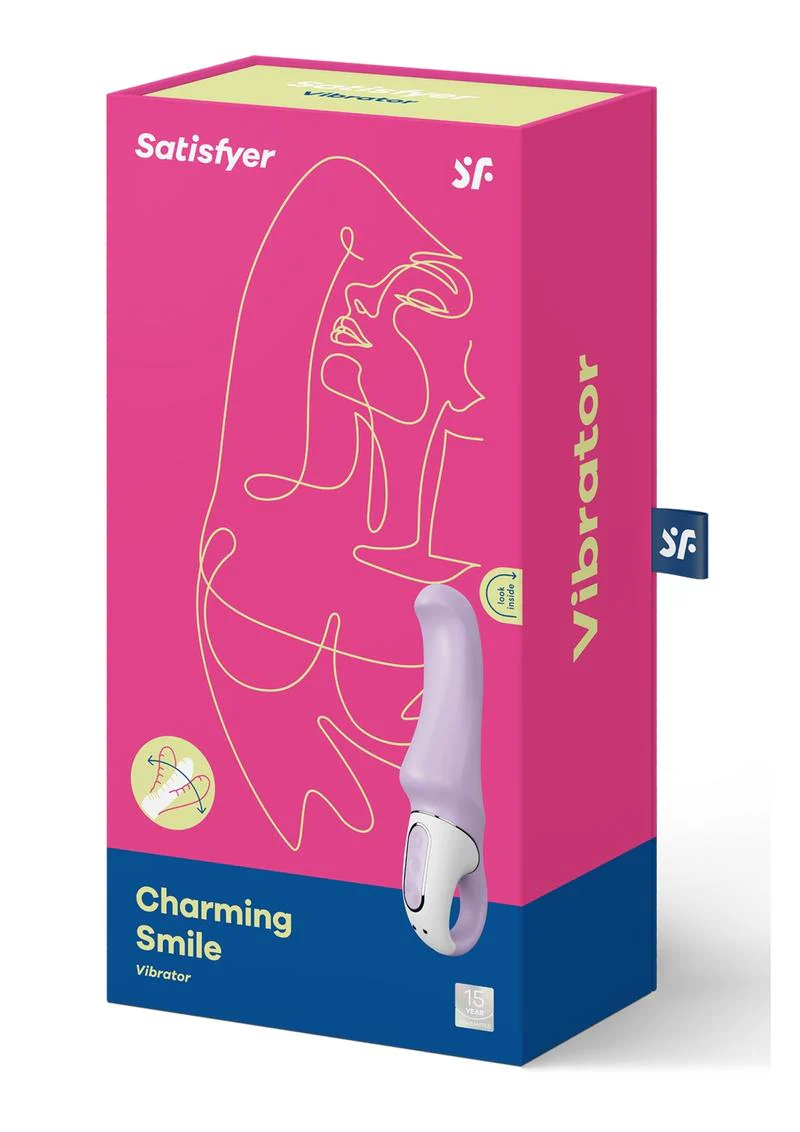 Satisfyer Charming Smile Flexible Silicone G-Spot Vibrator Waterproof - Image 2
