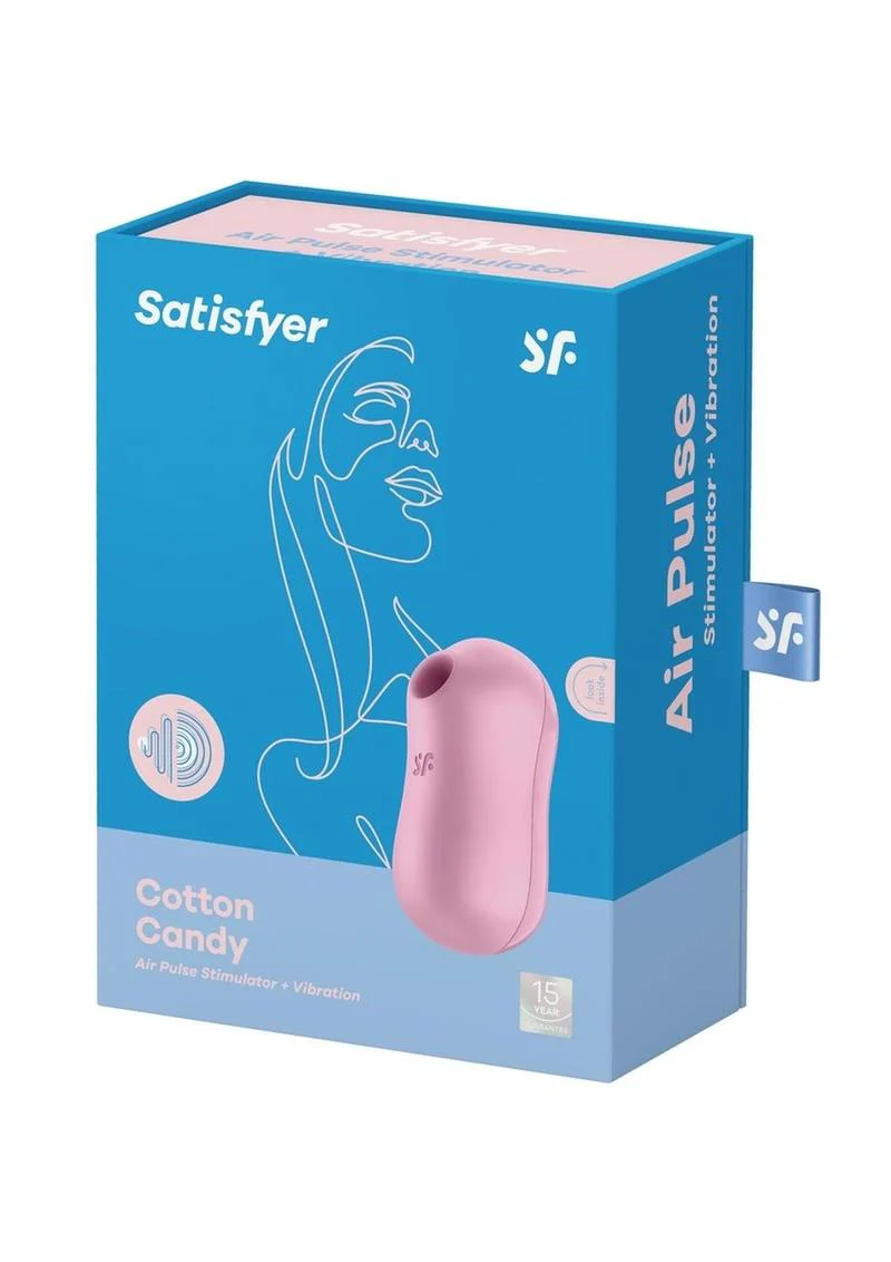Satisfyer Cotton Candy Air Pulse Clitoral Stimulator with Vibration - Image 8