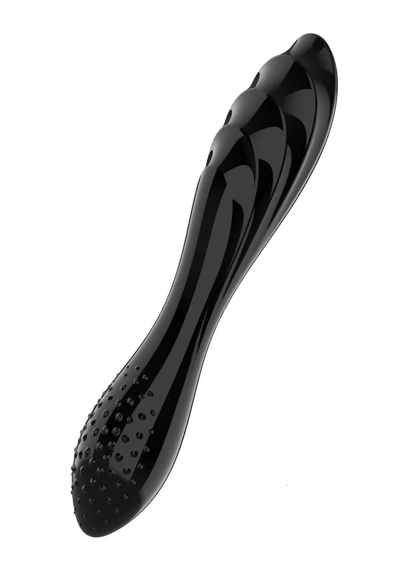 Satisfyer Dazzling Crystal Glass Hot And Cold Temperature Play Dildo - Image 5