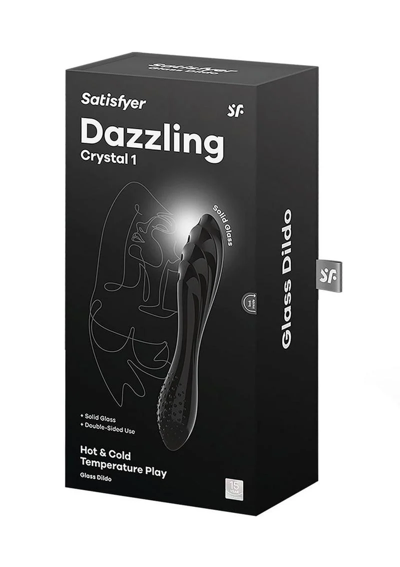 Satisfyer Dazzling Crystal Glass Hot And Cold Temperature Play Dildo - Image 7