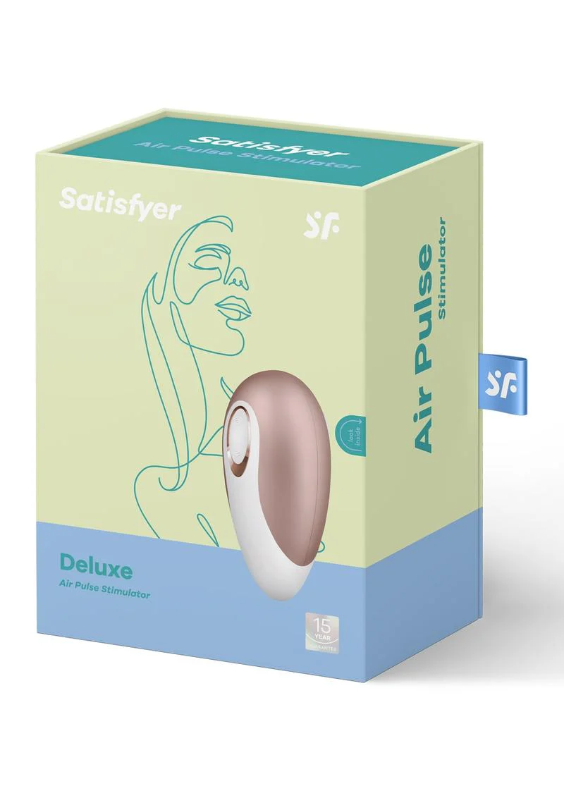Satisfyer Deluxe Silicone Rechargeable Clitoral Stimulator - Image 4