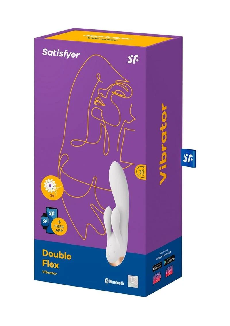 Satisfyer Double Flex Flexible Bunny Vibrator - Image 4