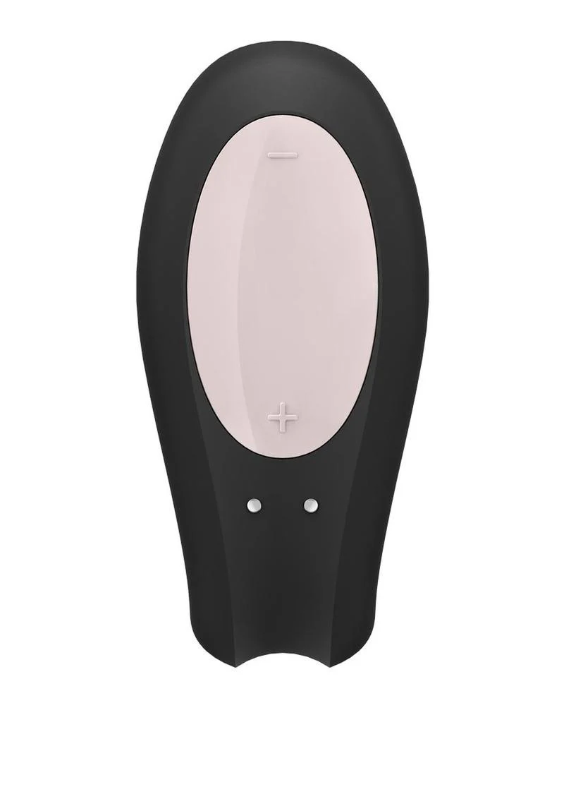 Satisfyer Double Joy Rechargeable Silicone Bluetooth Partner Vibrator - Image 2