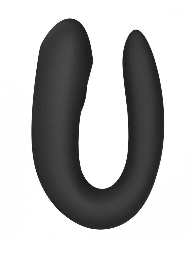 Satisfyer Double Joy Rechargeable Silicone Bluetooth Partner Vibrator - Image 3