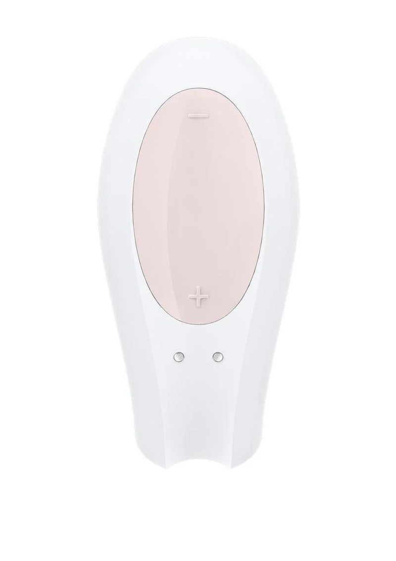 Satisfyer Double Joy Rechargeable Silicone Bluetooth Partner Vibrator - Image 8