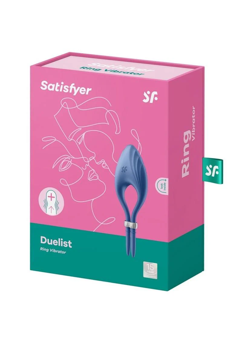 Satisfyer Duelist Silicone Vibrating Adjustable Couples Cock Tie - Image 4