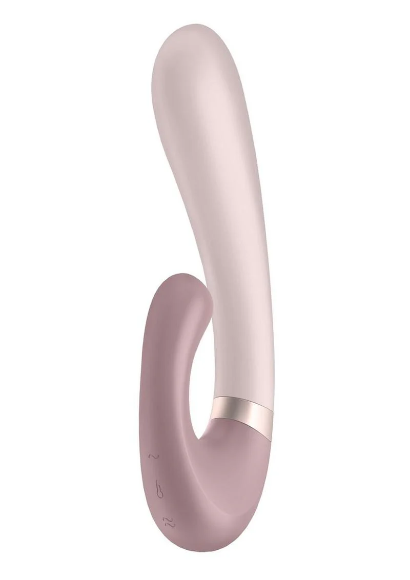 Satisfyer Heat Wave Silicone Heated Dual Stimulation Vibrator - Image 2