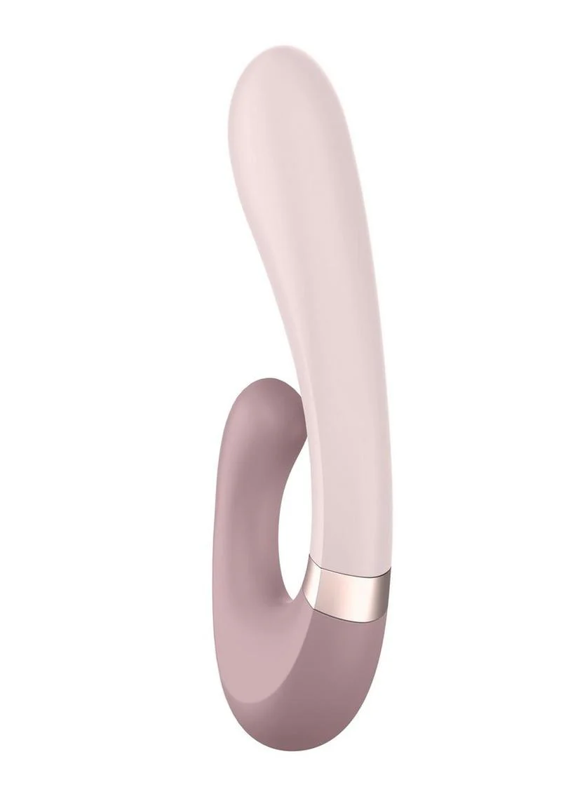 Satisfyer Heat Wave Silicone Heated Dual Stimulation Vibrator - Image 3