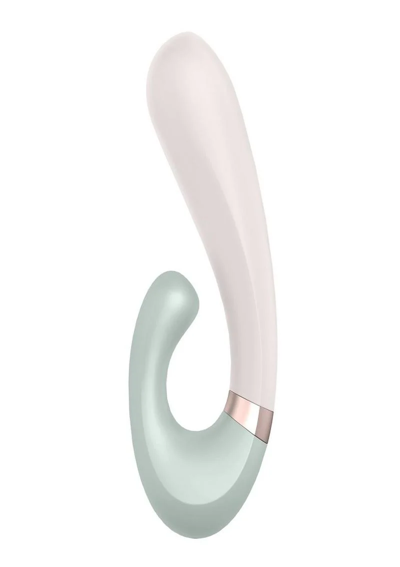 Satisfyer Heat Wave Silicone Heated Dual Stimulation Vibrator - Image 4