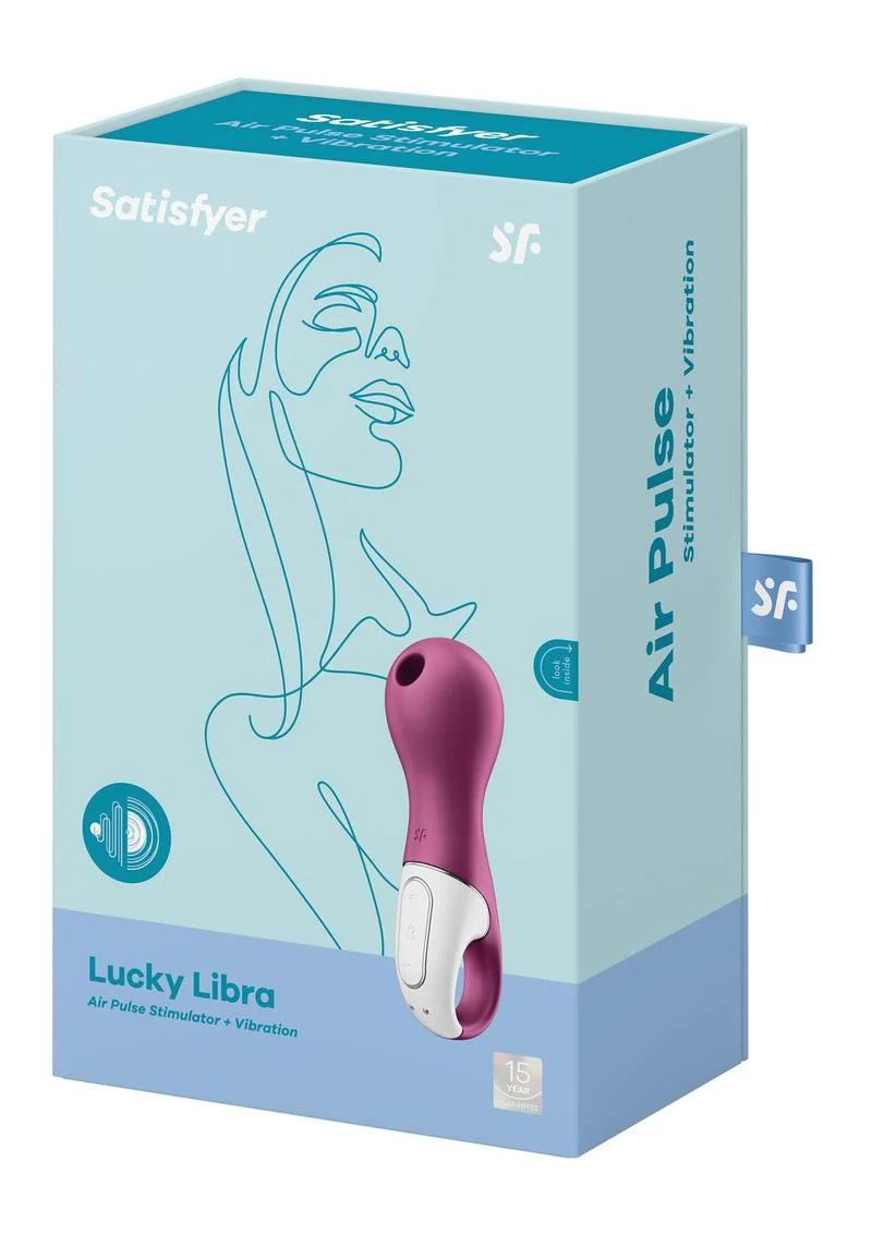 Satisfyer Lucky Libra Air Pulse & Vibration Clitoral Stimulator - Image 4