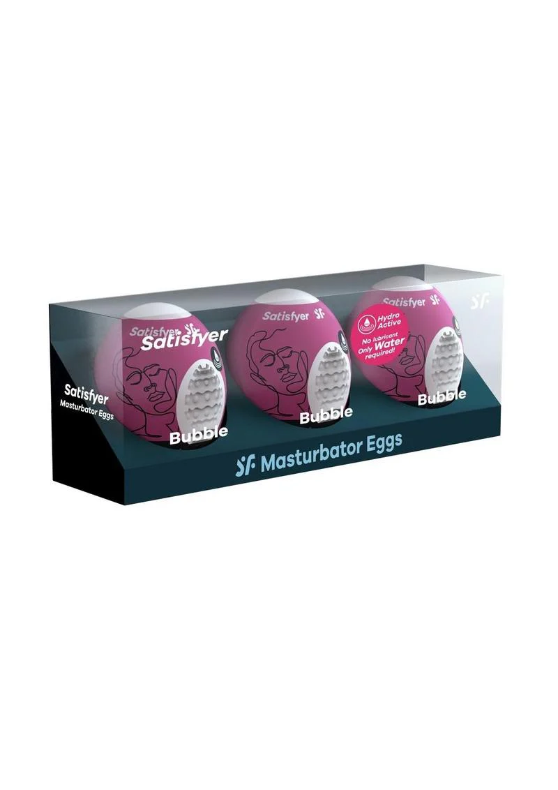 Satisfyer Masturbator Egg 3 Pack Set - Image 3