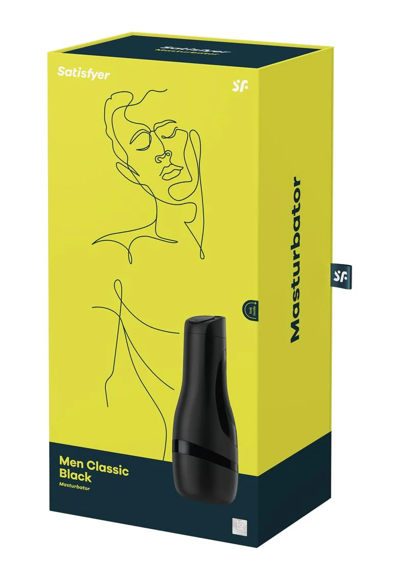 Satisfyer Men Classic Silver β Discreet, Stylish Male Masturbator - Image 8