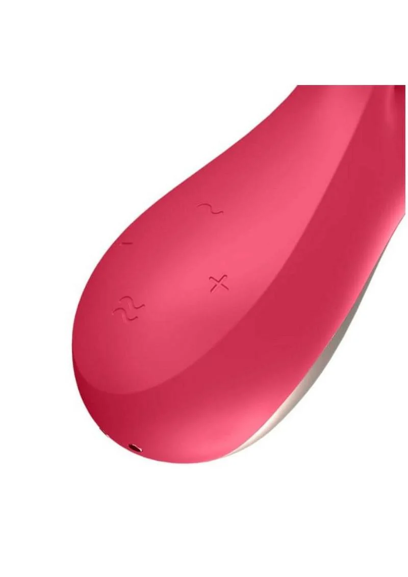 Satisfyer Mono Flex Silky Silicone Rabbit Vibe With Flexible Design - Image 2