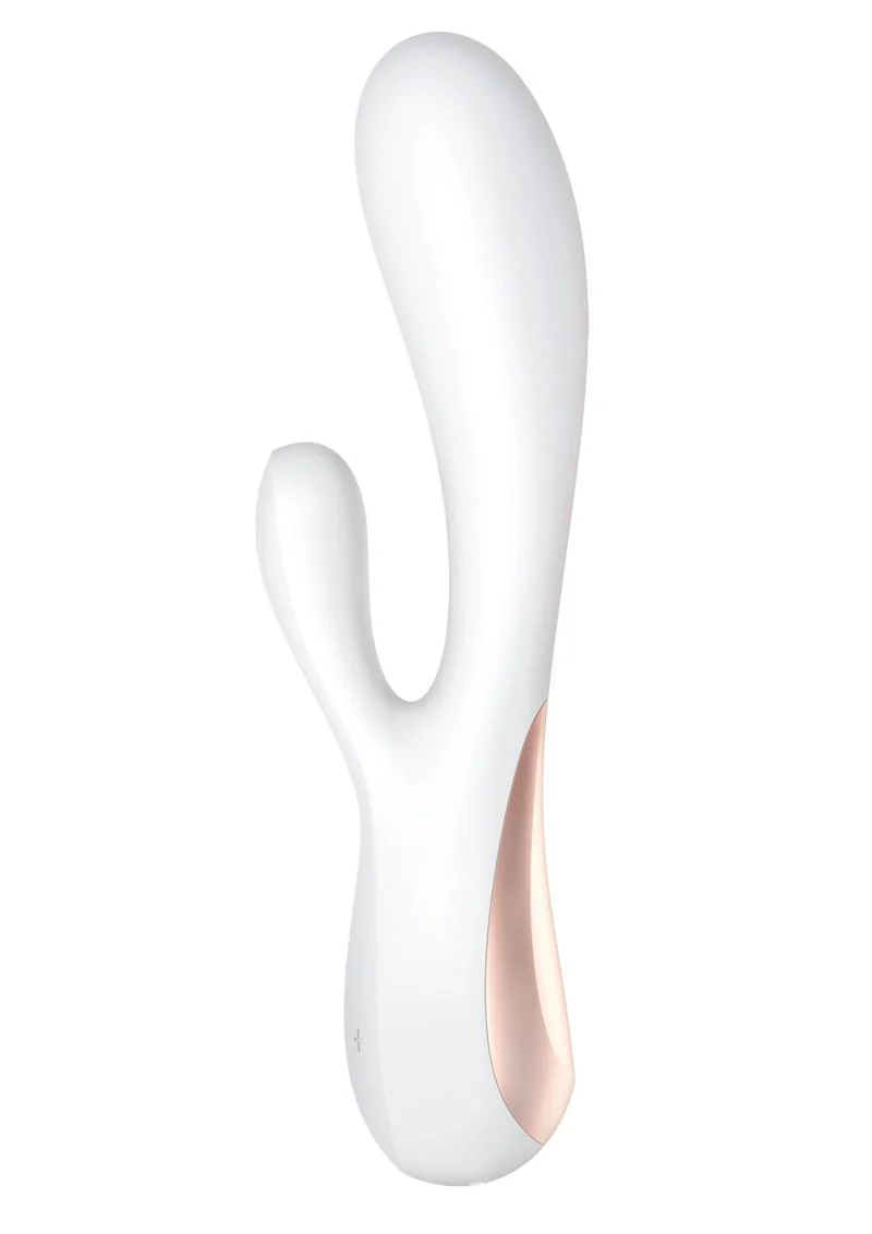 Satisfyer Mono Flex Silky Silicone Rabbit Vibe With Flexible Design - Image 3
