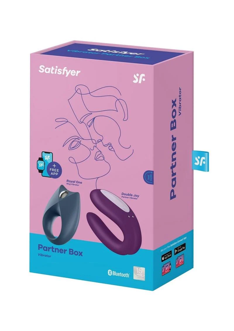 Satisfyer Partner Box Royal One And Double Joy Couples Vibrator Kit - Image 4