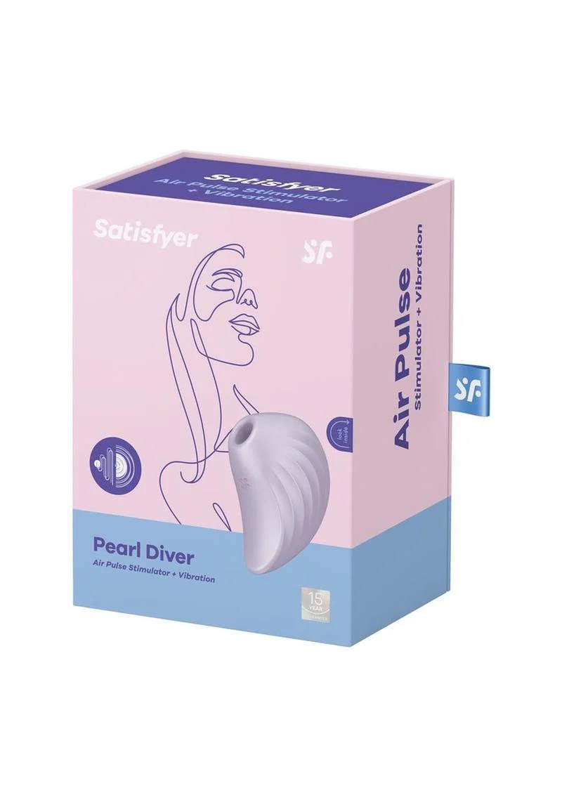 Satisfyer Pearl Diver Rechargeable Silicone Clitoral Stimulator - Image 7