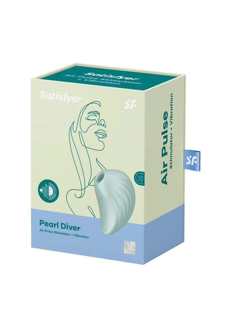 Satisfyer Pearl Diver Rechargeable Silicone Clitoral Stimulator - Image 8