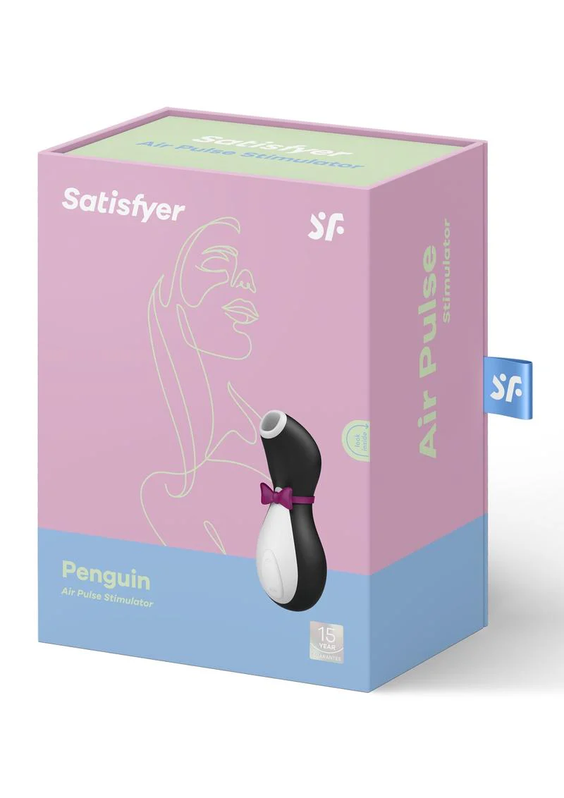 Satisfyer Penguin Air Pulse Stimulator Rechargeable Clitoral Vibrator - Image 4