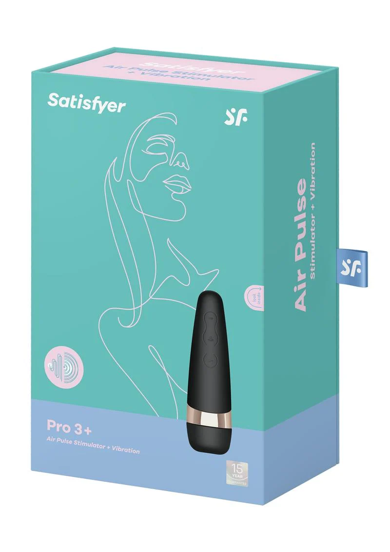 Satisfyer Pro 3+ Air Pulse Stimulator & Vibrator - Image 4