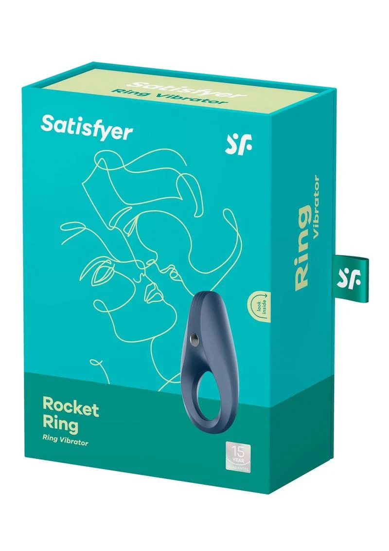 Satisfyer Rocket Ring Silicone Magnetic USB Recharge Cock ring - Image 4