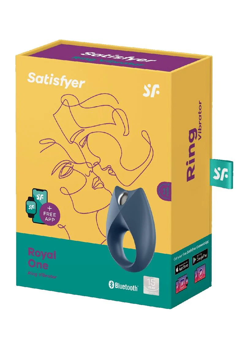 Satisfyer Royal One Rechargeable body-safe Silicone Ring Vibrator - Image 4