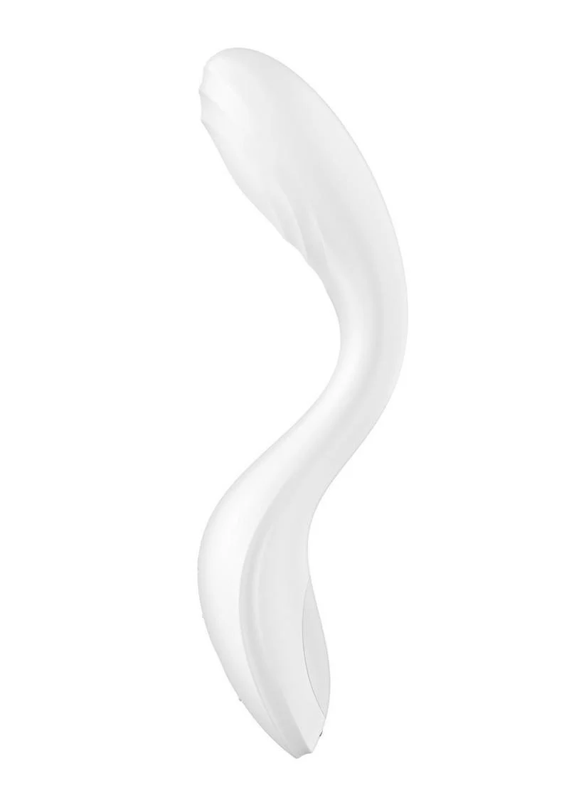 Satisfyer Rrrolling Pleasure Rechargeable Mint Silicone Vibrator - Image 5