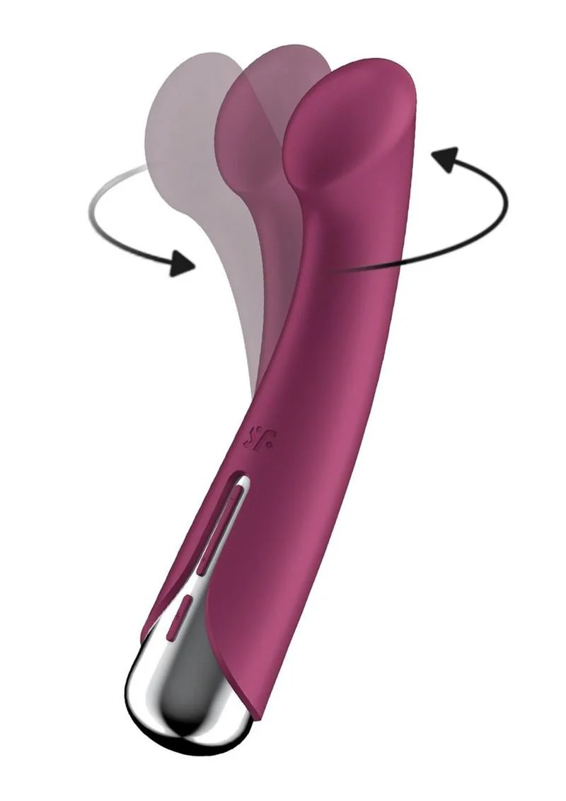 Satisfyer Spinning G-Spot 1 Rechargeable Silicone Vibrator - Image 4