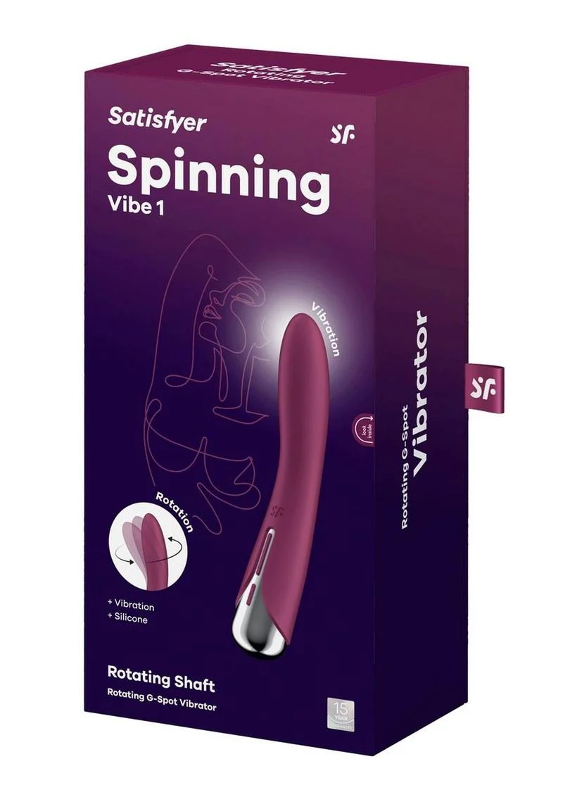 Satisfyer Spinning Vibe 1 Rechargeable Silicone Rotating G-Spot Vibrator - Image 2