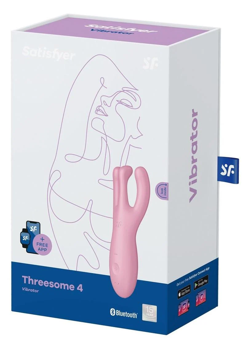Satisfyer Threesome App-Controlled Triple-Motor Clitoral Vibrator - Image 4