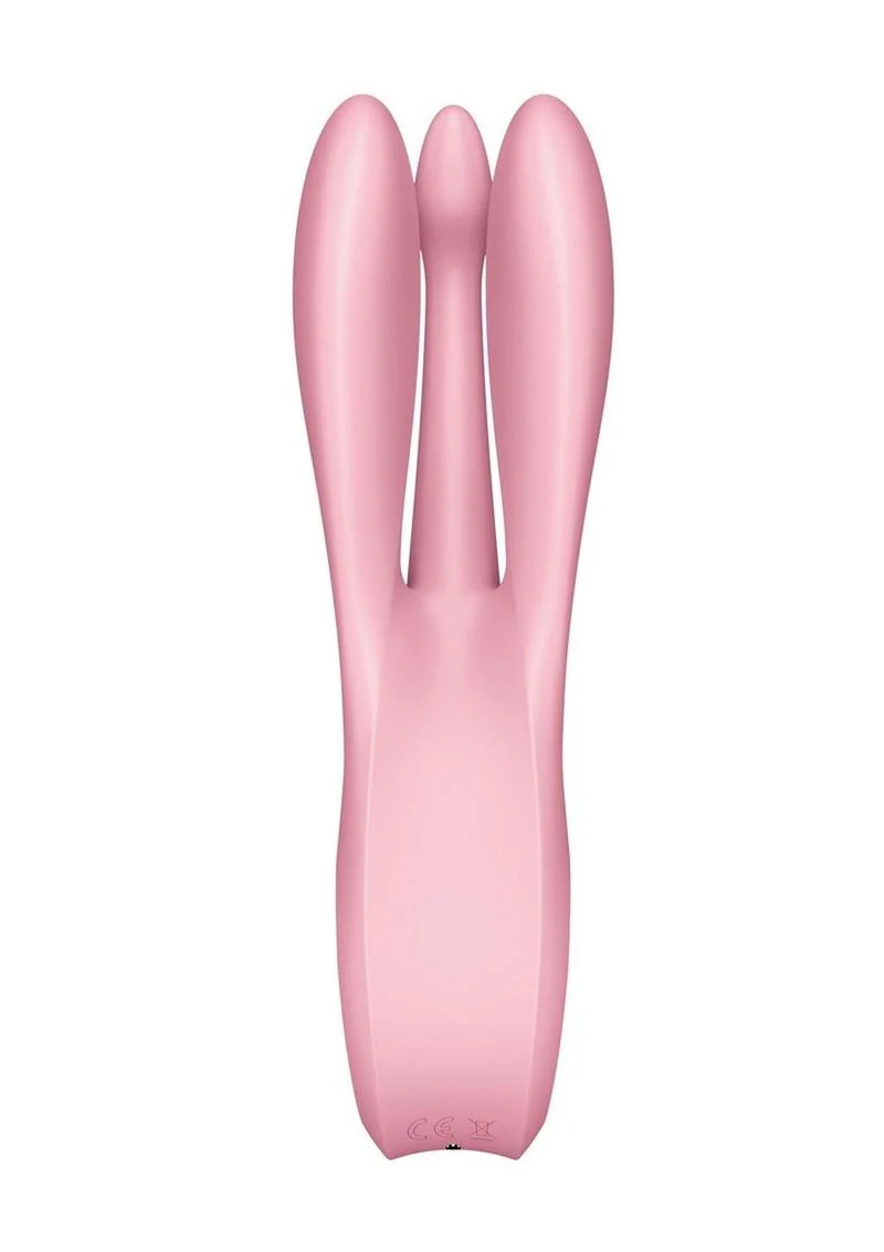 Satisfyer Threesome Rechargeable Silicone Vibrator - Image 5
