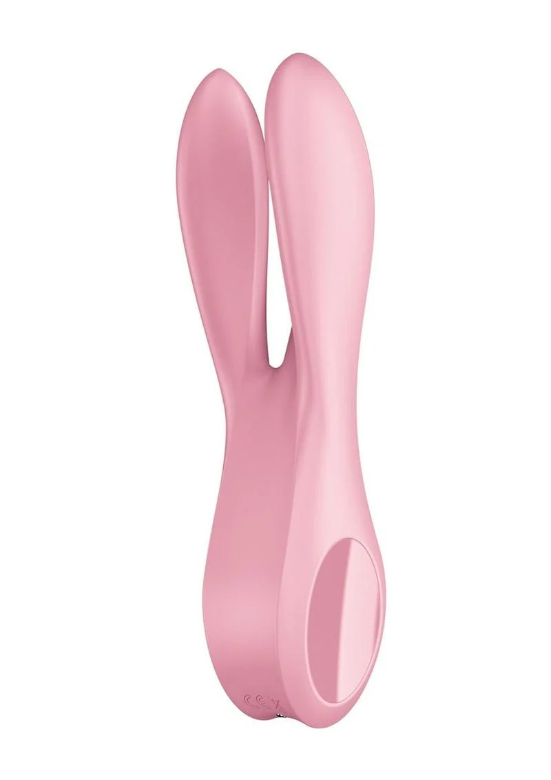 Satisfyer Threesome Rechargeable Silicone Vibrator - Image 6