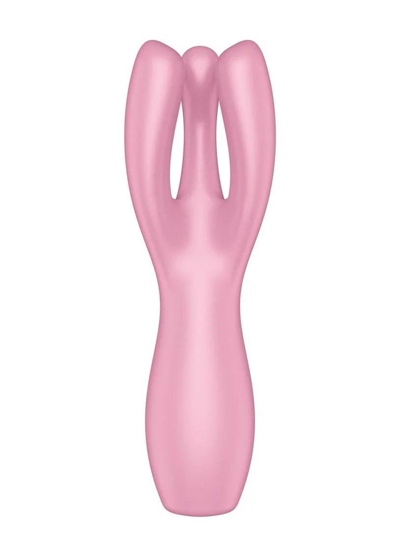 Satisfyer Threesome Rechargeable Silicone Vibrator with Dual Stimulation - Image 4