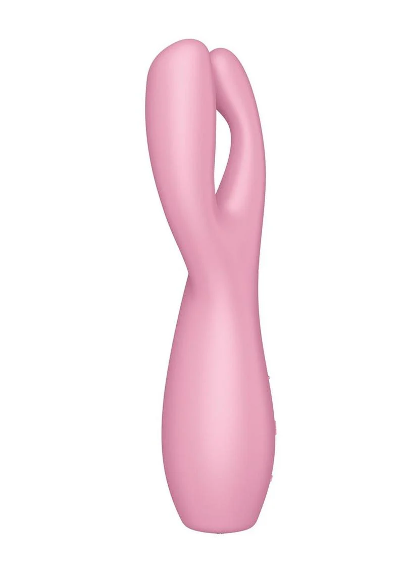 Satisfyer Threesome Rechargeable Silicone Vibrator with Dual Stimulation - Image 6